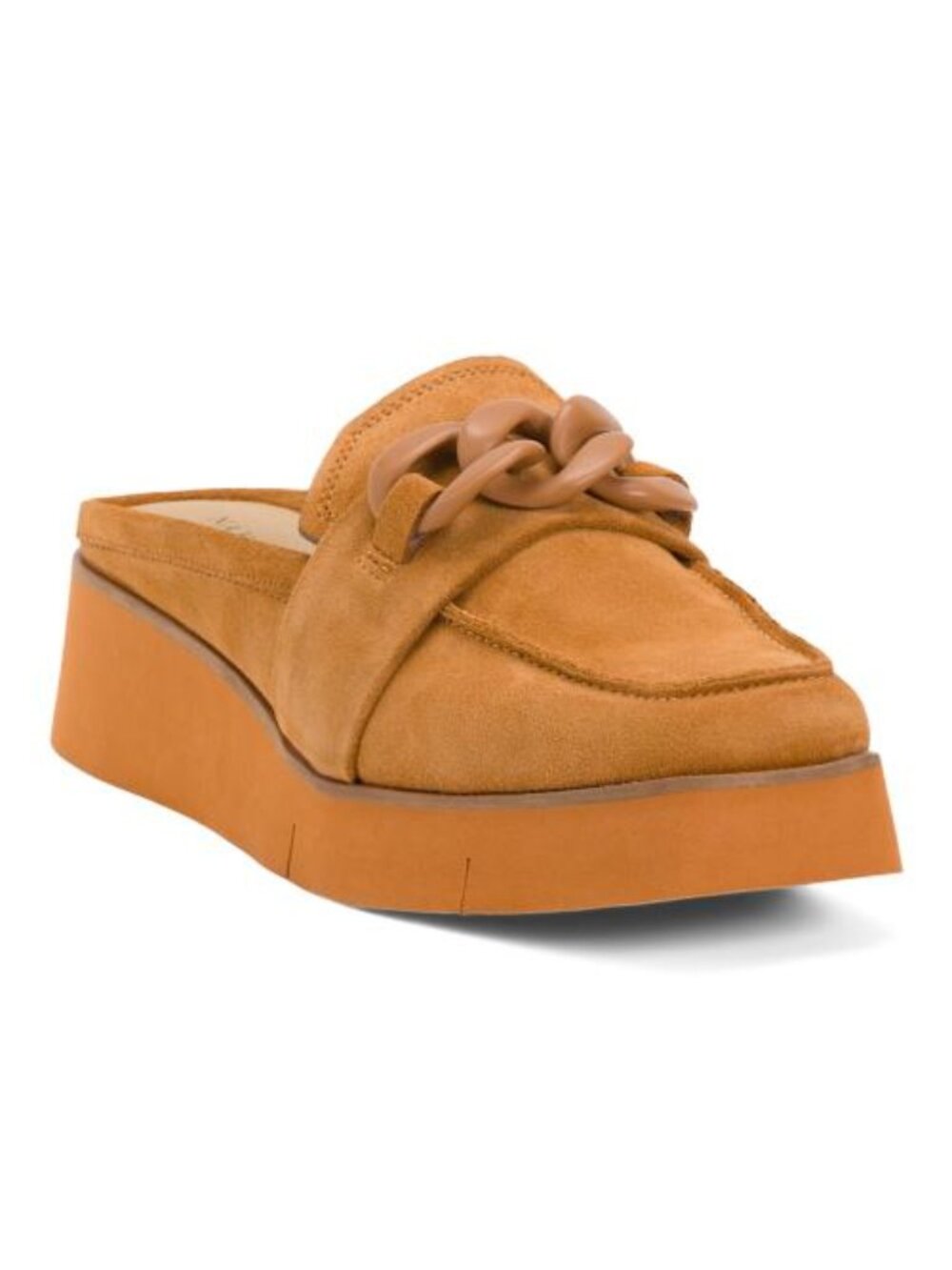 NAKED FEET Suede Elect Platform Mules